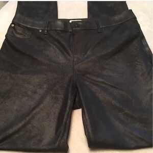Women's Chicos Black Coated Jeans